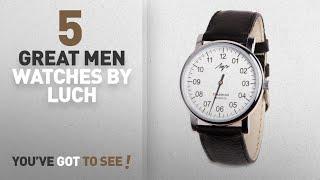 Top 10 Luch Men Watches [ Winter 2018 ]: One Hand Luch Mechanical Wristwatch Men's leather Vintage