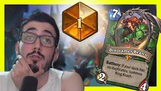 RANK 1 LEGEND ''BRANN HUNTER BEST DECK IN THE WORLD'' | Saviors of Uldum | Hearthstone