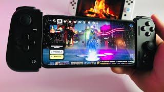 Fortnite на Samsung galaxy s23 + Razer Kishi V2 геймпад для телефону.