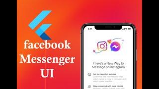 Facebook messenger UI with flutter |  diar