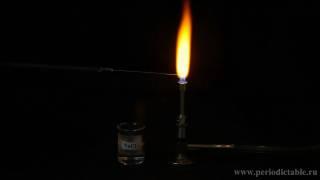 Sodium flame color