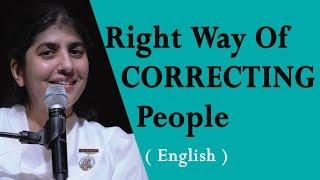 Right Way Of CORRECTING People: Part 3: BK Shivani at Seattle, Washington (English)