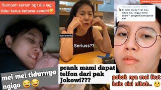 Meitha dan Cici|| prank mama dapat telfon dari pak Jokowi??|| mei ikut kalo cici nikah !!!