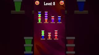 Cup Sort Puzzle Colored Stack #shorts