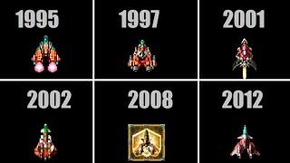 Evolution of Dodonpachi games (1995-2022)