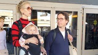 Russian Model Anna Kartashova Looking Beautiful As She Arrives At LAX With Her Family