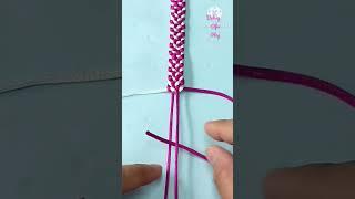 Simple Friendship Bracelet Design/Macrame Bracelet #shortvideotutorial 41