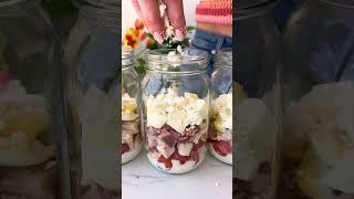 Mason Jar Cobb Salad