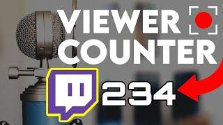 ️ Set up a Viewer Counter to Your Stream // Streamlabs Tutorial