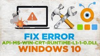 How to Fix Error api-ms-win-crt-runtime-l1-1-0.dll in Windows 10