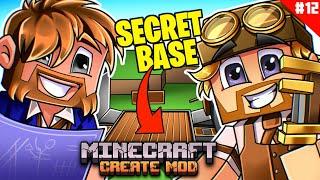 How To Build A Secret Base With The Create Mod In Minecraft - Day 12