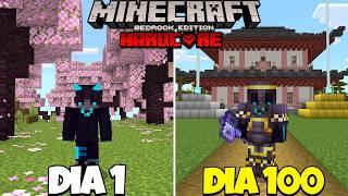 Sobreviví 100 DÍAS en Minecraft Bedrock Hardcore 1.21