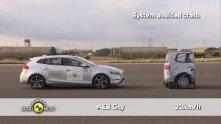 Volvo V40 - Euro NCAP 2013 AEB Test