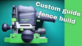 The new Festool of1010 REBQ 1/4 router custom twin guide fence build and first impressions..