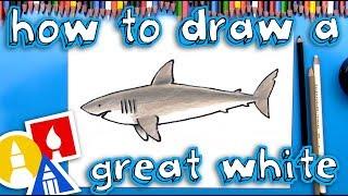 How To Draw A Great White Shark