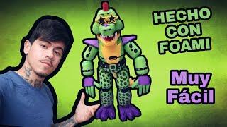 MONTGOMERY GATOR figura FNaF | Five Nights at Freddy's tutorial DIY Foami CLAY animatronico