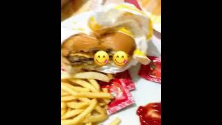 McDonald’s beef burger  delicious burger  #McDonald’s  #burger