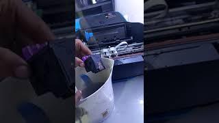 What should we do to fix the clogged or blocked HP 419 print head? How to clean HP 419 "PRINT HEAD"