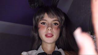 АСМР  ЛЕЖА НА КОЛЕНЯХ У ТВОЕЙ ДЕВУШКИ - ЗАЙКИ / Персональное Внимание  ASMR Role Play