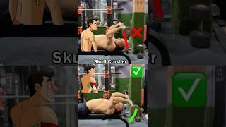 “Master Lying Triceps: Quick Fixes for Common Mistakes!" #shorts #fitneess #gym