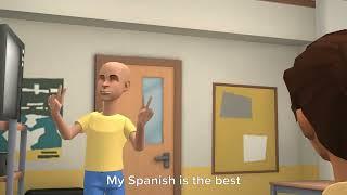 Caillou shows you to talk Spanish / Plotagon Story