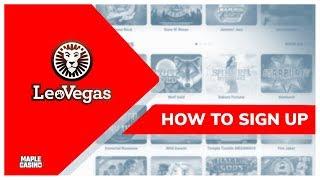 LeoVegas Casino - How to Easy Sign Up 2020 - Maple Casino