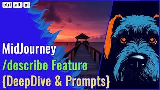 How to use MidJourney 5 Describe Function with Digital Art