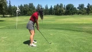 Kate Lim's 7 Iron Shot (side view)