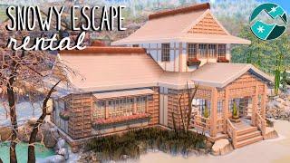 Snowy Escape Rental  // Sims 4: Snowy Escape Speed Build