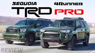 Which TRD Pro is Better? 2020 Toyota Sequoia vs Toyota 4Runner