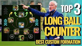 Top 3 Best Long Ball Counter Customized Formations eFootball 2024 | Formasi Terbaik Serangan Balik