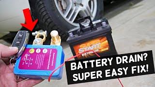 How To Fix Car Battery Drain the Easy Way