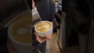 Latte art ️ #shortvideo #bassboosted #latte #bartender
