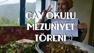 Artvin'de Çay Çiftliği Mezuniyet Töreni