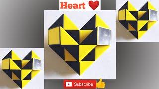 Smiggle snake puzzle or Rubik's twist 24 pieces or Snake Cube - Heart shape ️