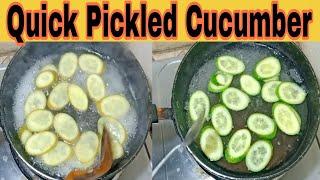 Pickled cucumber | how to make pickles