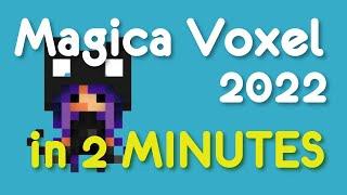 MagicaVoxel 2022 in 2 MINUTES (Basics)