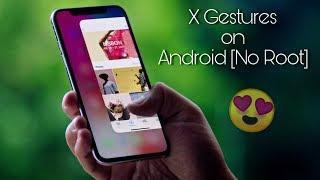 iPhoneX Gestures in Android Smartphone 