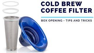 Brewing America Cold Brew Coffee Filter Combo Box Opening