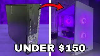 BUILDING A $150 GAMING PC! Optiplex 3020 SFF Case Swap...