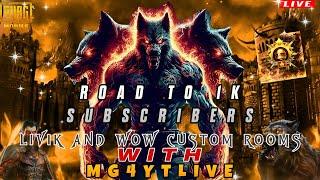 Road To 1K Subscribers WOW And Livik ROOMS PUBG MOBILE PAKISTAN #pubgmobile #pubglive #ucgiveway