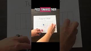 Math Games: Tug of War #education #teacher #kindergarten #trending #numeracy #kindergartenmath #stem