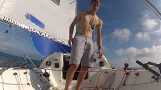 Gybing a Mini Transat- Piers Hugh Smith Racing