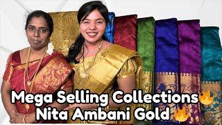 Mega Selling Collections Nita Ambani Gold Sarees & Ruby Fancy Silk SareesHurry Up & Buy Now