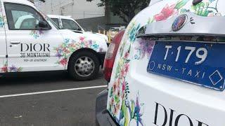 @Dior  Dior 30 Montaigne | Dior Pop Up London Taxi Advertising with Rydo