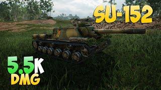 SU-152 - 6 Frags 5.5K Damage - Little fear! - World Of Tanks