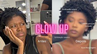 GLOW UP EM CASA (GRWM para um noivado, sozinha!)