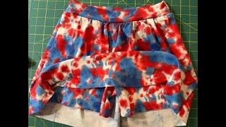 Sewing A Monkey Bar Skirt using a Freeeeee Pattern (link below)!