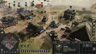 Company of Heroes 3 (CoH3) - Angoville Farms (update) map (1 vs. 1 CPU Expert)