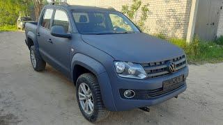 VW Amarok в защитном покрытии "RAPTOR ".